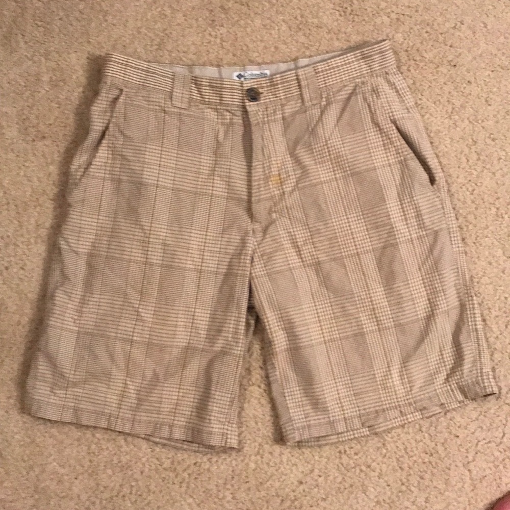 Columbia Sportswear plaid shorts